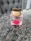 Vintage Clear Lucite Flower Glass Table Lighter Vintage Table Top Lighter — photo 3