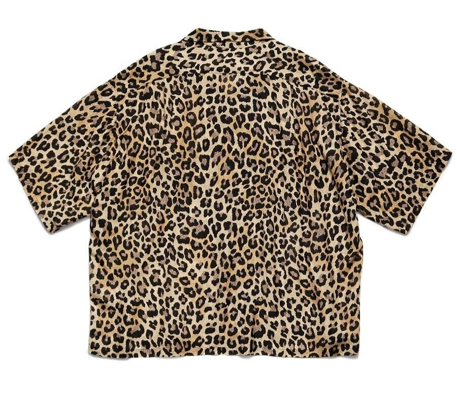 ASK availability First) KAPITAL Silk-Rayon Leopard Print Big