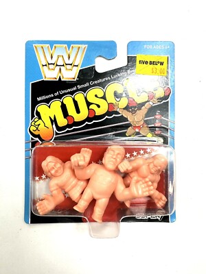 M.U.S.C.L.E. Andre the Giant, Macho Man Randy Savage & Rowdy Roddy Piper WWE Toy