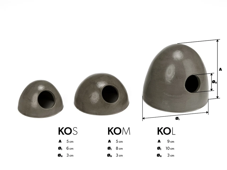 Ceramic Spawn Dome Breeding Hiding Fish Tank Decors Cave Shrimp Cichlid Spider - Image 2 of 4