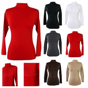 ruched neck turtleneck