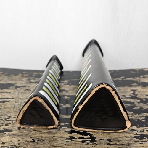 De colección Años 50 Upsala Ekeby Trio Hjördis Oldfors Suecia - 2 Jarrones Rayas Geométricas - Imagen 5 de 7