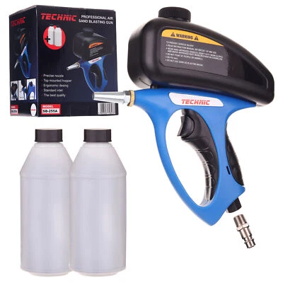 TECHNIC Pistolet de sablage Rouiller Décapage de peinture Nettoyer les jantes 2kg Korund