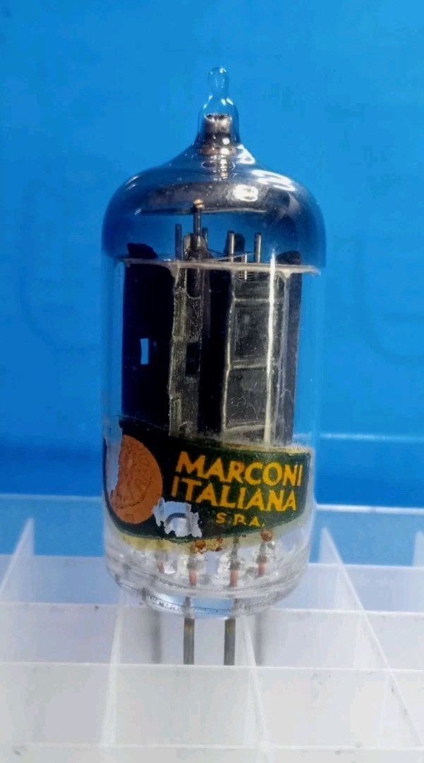 ECC83 12AX7 MARCONI THERMOIONISCHES VENTIL SQUARE GETTER 