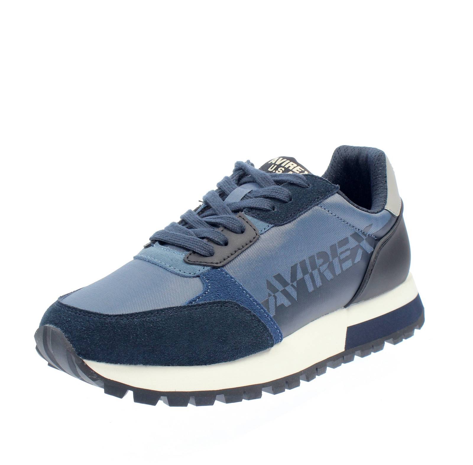 Avirex Drab - Low Suede Sneaker blau - Gre 42 26cm Herrenschuhe Freizeit 14290₽