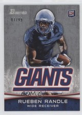 2012 Bowman Silver 87/99 Rueben Randle #182 fm0