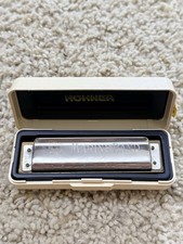 Hohner Marine Band 1896 Key of C Diatonic Harmonica, Silver Plated, Case
