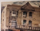 1939 George Samerjan original watercolor, depression era US SFA/WPA mural artist — photo 3
