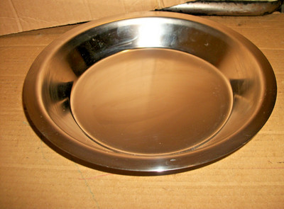 NEW Farberware Classic Series 18/10 Stainless Steel Pie Plate/Pan