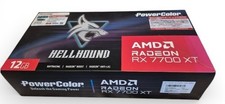 PowerColor Hellhound AMD Radeon RX 7700 XT 12GB GDDR6 GPU No Mining Used