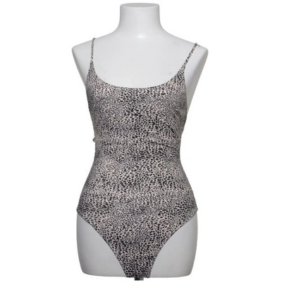 Econyl, Badeanzug, Größe: 36, Beige/Schwarz, Elasthan/Polyamid/Polyester #pCo