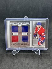 2024-25 Upper Deck The Cup Lane Hutson Rookie Foundations Quad Patch /99 F-LH