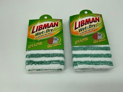 Libman 119 Commercial Microfiber Mop Refill Pad 18'' Wet/Dry   Washable