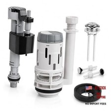 Dual Flush Valve Replacement Kit for 2-Piece Toilets, Toilet Repair Kit 3 Inch