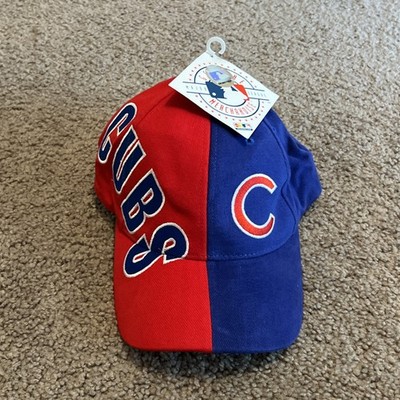 MLB Baseball Chicago Cubs Cap Blue/Red One Size Adjustable Dead Stock Adult