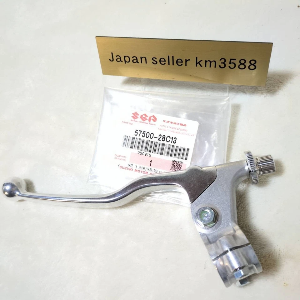 Conjunto de palanca de embrague genuino Suzuki 57500-28C13 RM85 RM125 RM250 1996-2023 OEM Foto 2 de 4