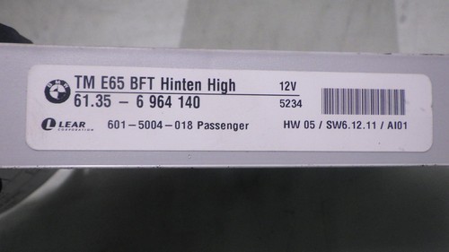 06 BMW 750i Door MODULE 61356964140 - Picture 4 of 7