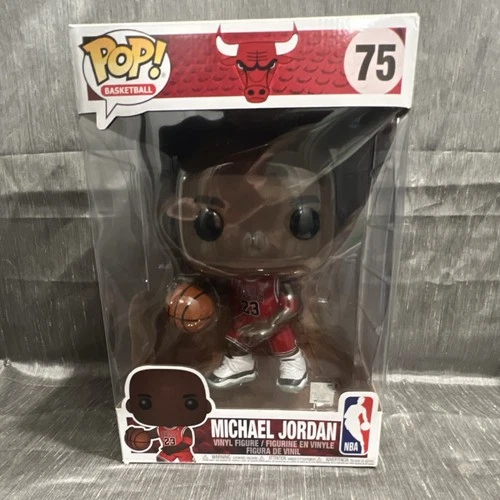 Funko Pop! NBA Michael Jordan Chicago Bulls #75 Vinyl Figure 10 inch 2019