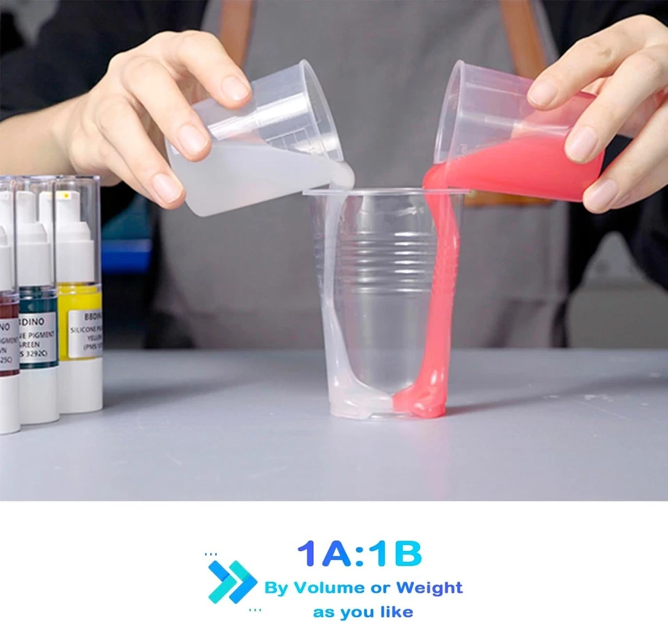  Silicona súper suave 00-30 líquido adicional súper suave goma de silicona transparente   Foto 2 de 4