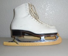 Vtg Riedell Ice Skates size 8 John Wilson Majestic Sheffield Blades