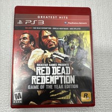 Red Dead Redemption Game of the Year Edition PS3 GOTY CIB Map Manual Tested VG++