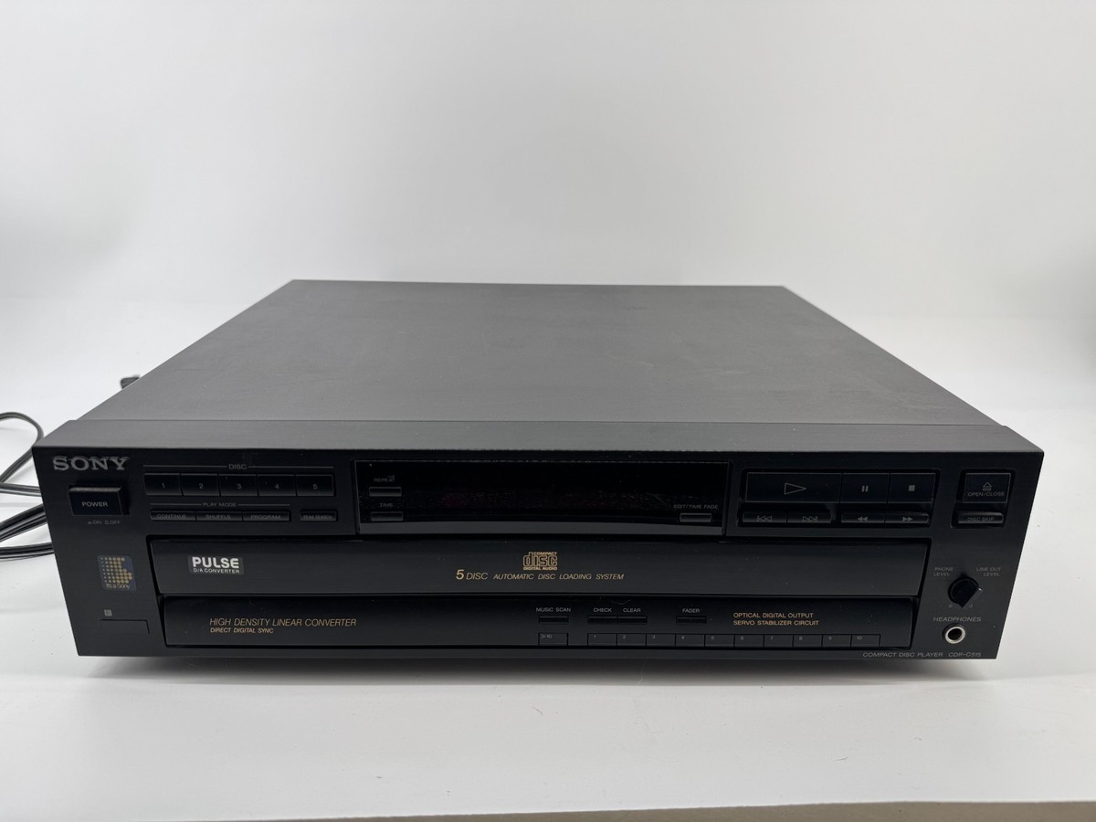 【中古】 SONY ソニー CDP-CE515 5枚CDチェンジャー 楽天市場】【中古】 SONY ソニー CDP-CE515 5枚CDチェンジャー