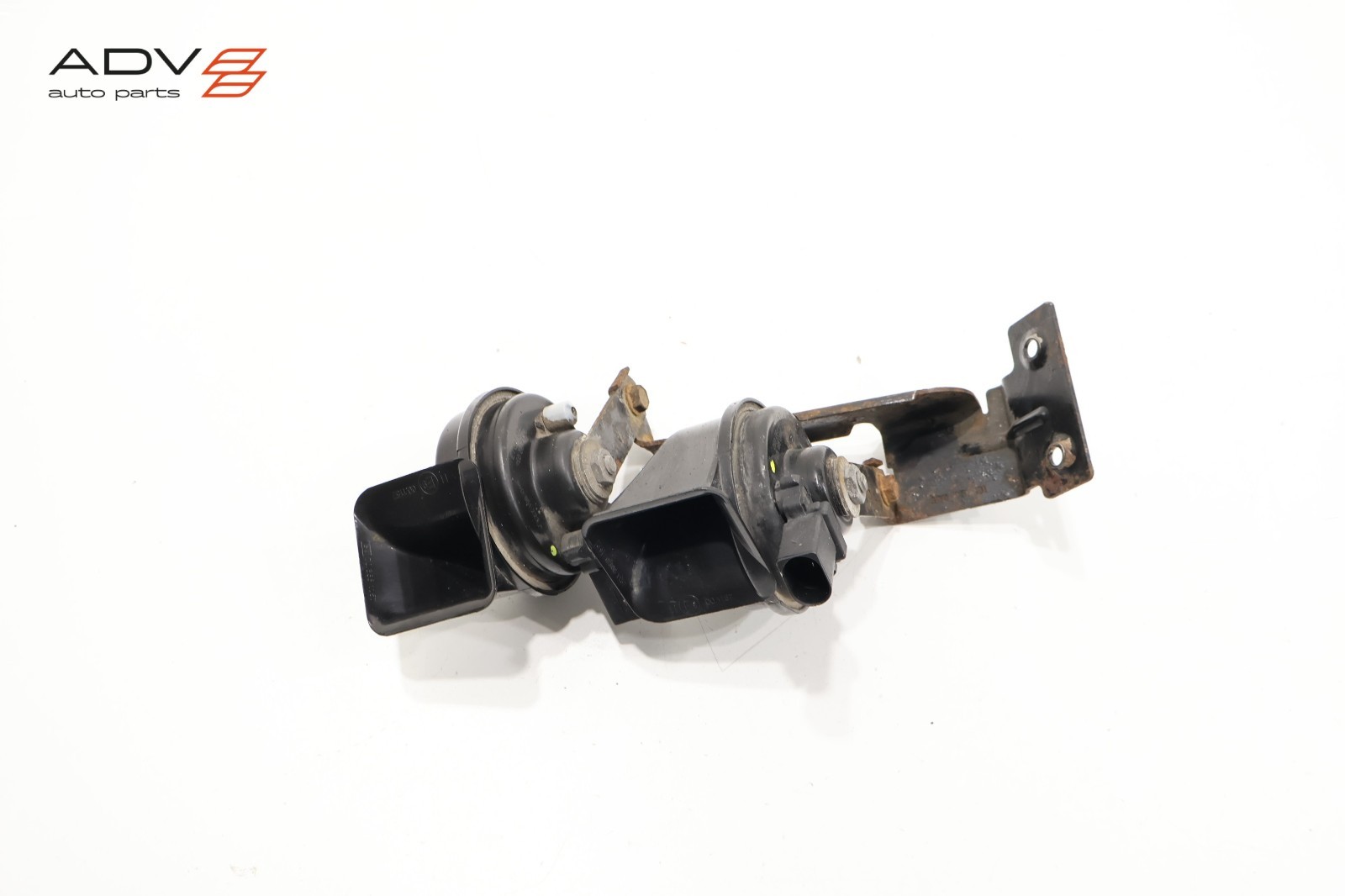 2006-12 BENTLEY CONTINENTAL LOW & HIGH DUAL TONE NOTE HORN SIGNAL & BRACKET OEM