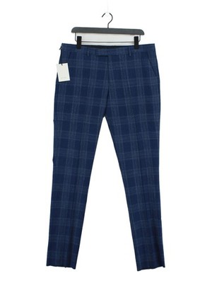 Paul Smith Herren Anzughose W 36 in Blau Wolle Neu Mit Etikett