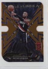 2022-23 Donruss Elite Power Formulas Orange Die-Cut Damian Lillard #8 0zu6
