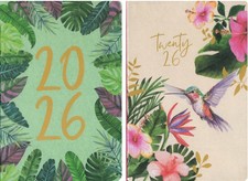 2026 Day A Page Diary A5 Appointment Tab Tropical Planner Personal Organiser