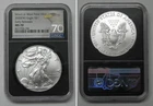 2020 (W)  American 1oz Silver Eagle - NGC MS70 West Point  #5194