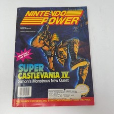 Nintendo Volume 32 Magazine SUPER CASTLEVANIA 4 With Poster 