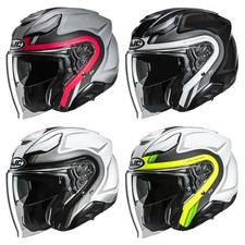 HJC Adulto F31 Casco Vasco Cara Abierta XS-2XL Gris Rojo Negro Blanco Alta Visibilidad Amarillo