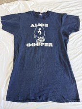 Vintage 1970s Alice Cooper Band T-Shirt Rare Graphic Tee Large