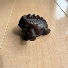 Thai Handmade Wooden Frog Guiro Musical Instrument