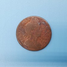 William III 3rd Issue 1699 Milled Copper Half Penny