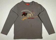 Vintage Shanghai Tang Shirt Mens Large Long Sleeve Silk Road Intrepid Travelers