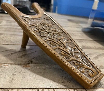 ACME Vintage Cowboy Boot Jack Pull Carved Style Resin Western 1970s 10 