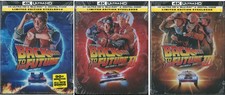 Back To The Future Series 40th Anniversary 4K Steelbooks 1-3 Blu-ray DIgital NEW