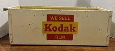 Vintage Kodak “We Sell Film” Photo Prints Metal Countertop Bin See Photos