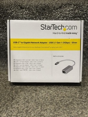 StarTech.com USB-C-auf-Gigabit-Netzwerkadapter   silber US1GC30A StarTech.com