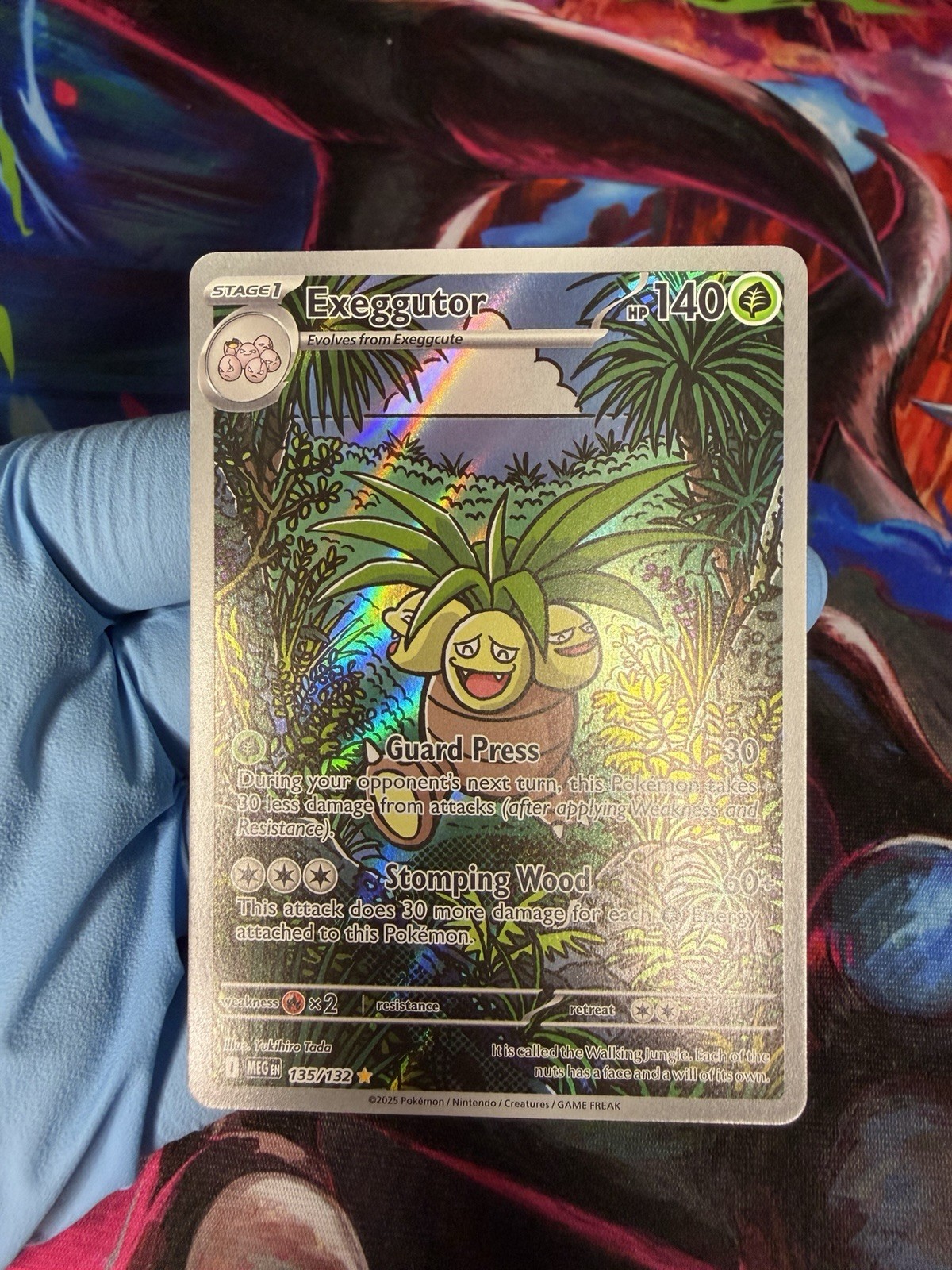 Exeggutor 135/132 Illustration Mega Evolution, Near Mint Condition