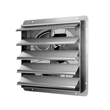 iPower 20 Inch Wall Mounted Shutter Exhaust Fan, Aluminum, 1200 RPM, 3368 CFM...