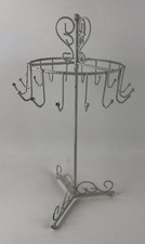 Jewelry Organizer Rotating Display Stand Necklace Bracelet Keychain Farmhouse