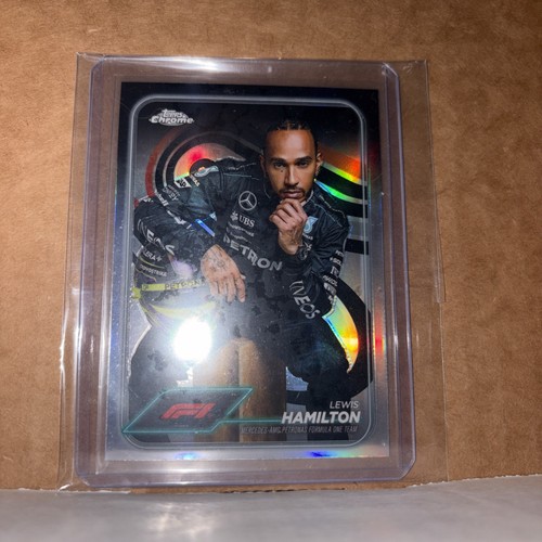 2024 Topps Chrome Formula 1 #6 Lewis Hamilton Refractor Portrait Mercedes