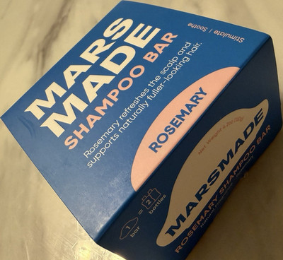 Mars Made Rosemary Shampoo Bar 4.2 oz Bar Formulation Rosemary Scent