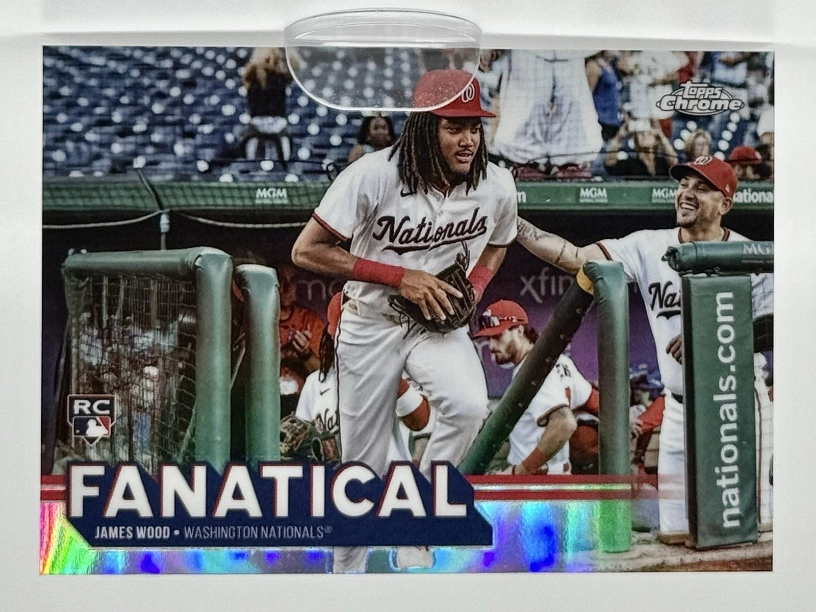 2025 Topps Chrome JAMES WOOD #FAN20 - RC “Fanatical” Refractor SP