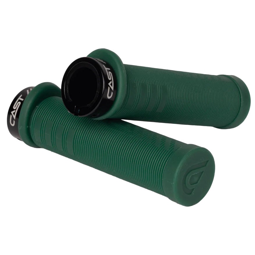Cast Yum Yum Lock-On Bike Grips - Green Tacky Damping Enhanced Comfort 5090₽