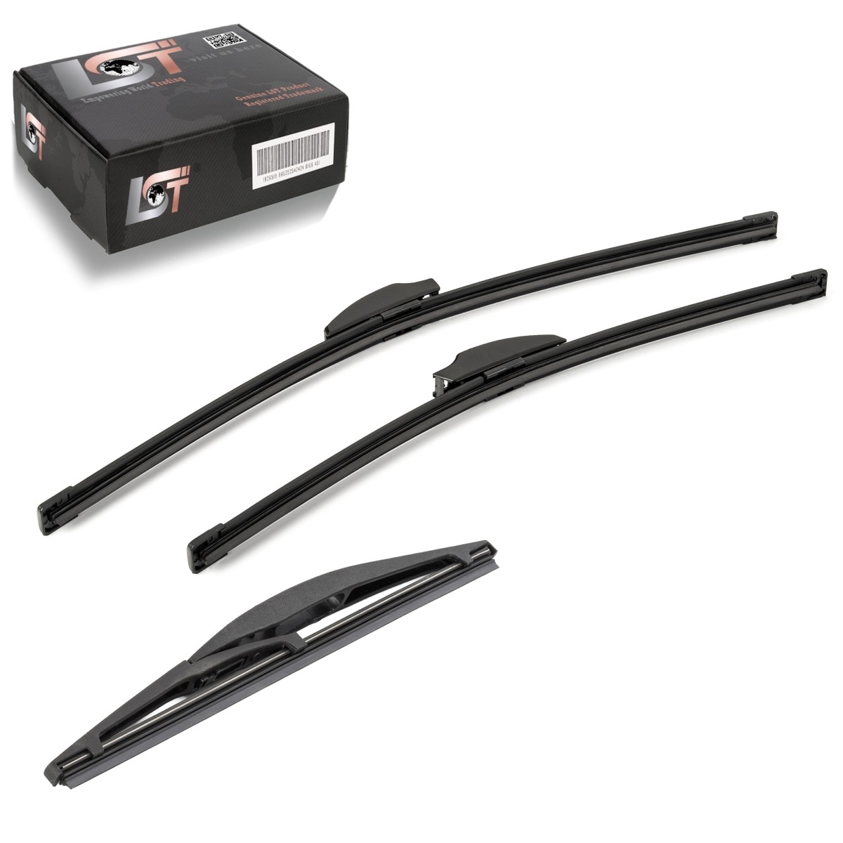 Wiper Blade Set Front + Rear For SUZUKI SWIFT 3 III EZ MZ