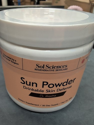 #ad Sol Sciences Sun Powder Drinkable Skin Defense Mocha Flavor Dietary Supplement $22.00
